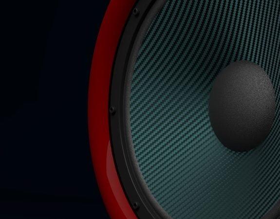 musik soundspeaker as audio equipment - 3D Illustration